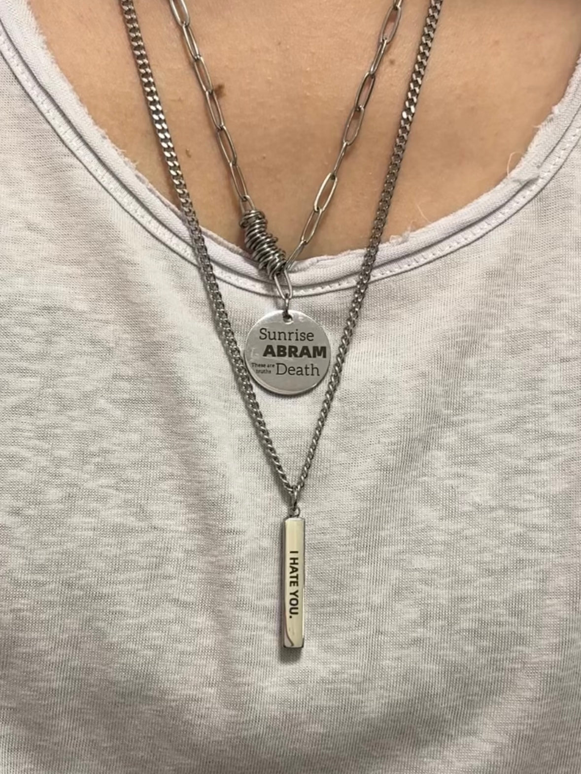 AFTG Andrew Minyard Double Layers Necklace
