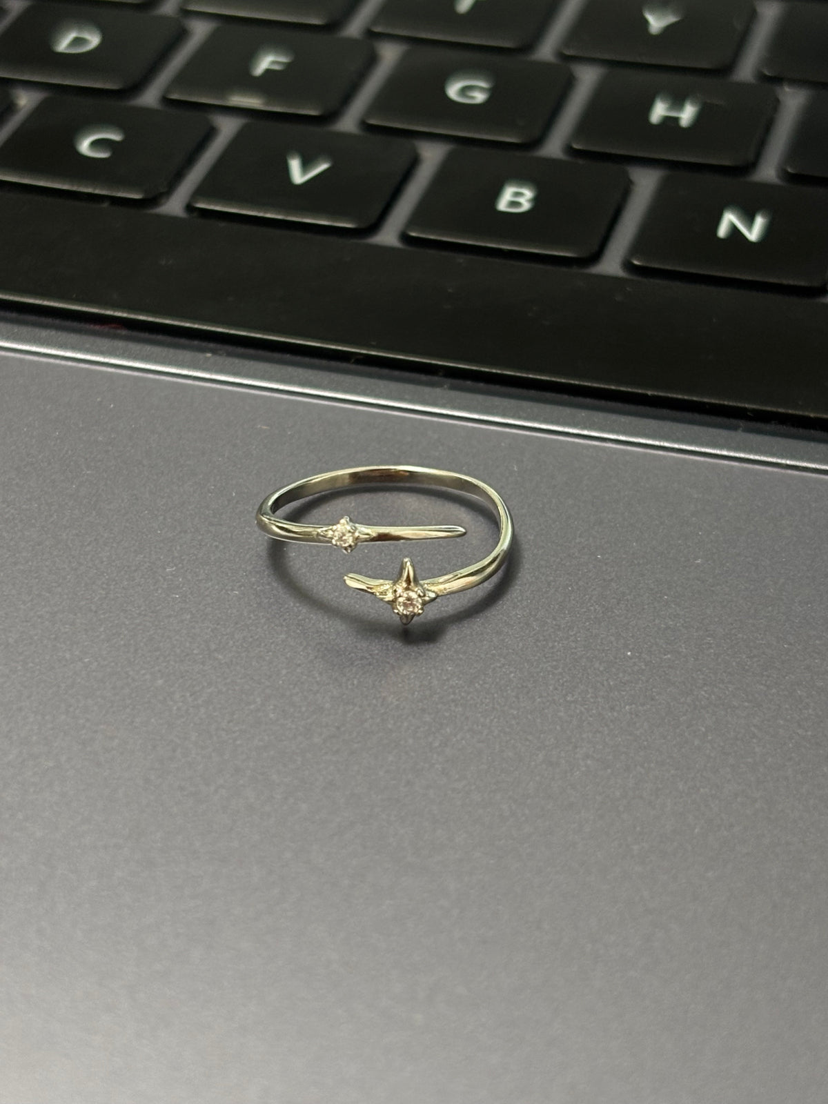 S925 Silver Designer Star Thumb Ring