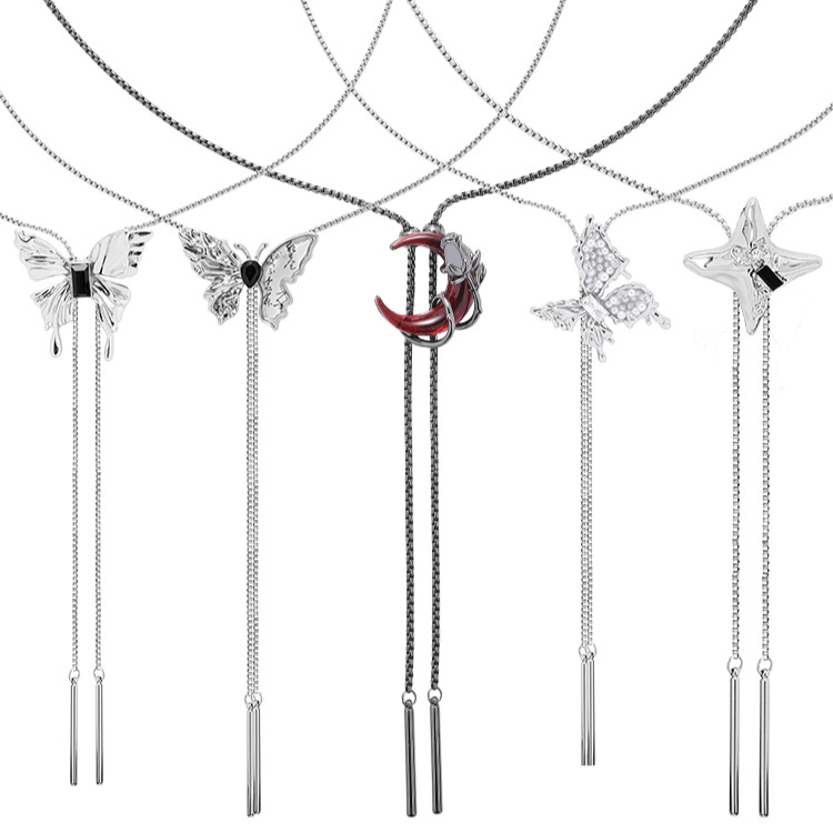 Designer-Pullover-Halskette mit Kordelzug für Mädchen