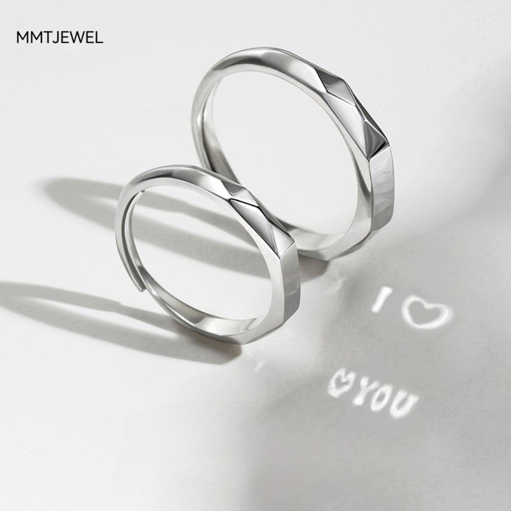 S925 Silber Verlobungsring Paarring (Versand in 15 Tagen)