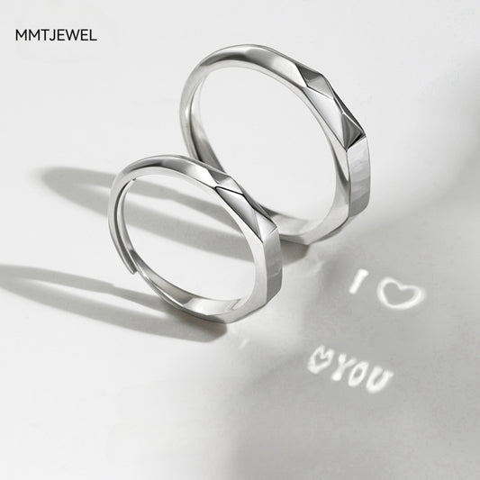 S925 Silber Verlobungsring Paarring (Versand in 15 Tagen)