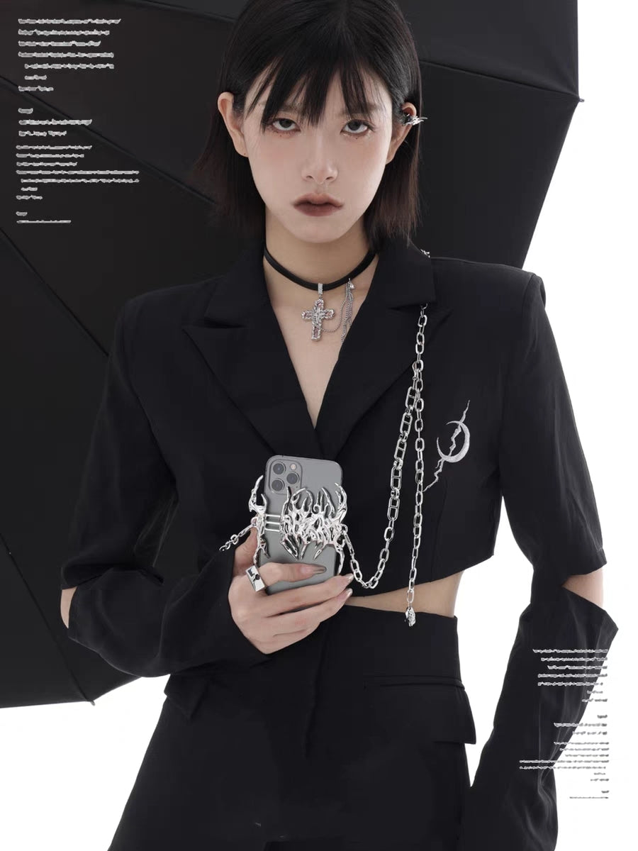 Schicker Designer-Telefonhalter aus Metall