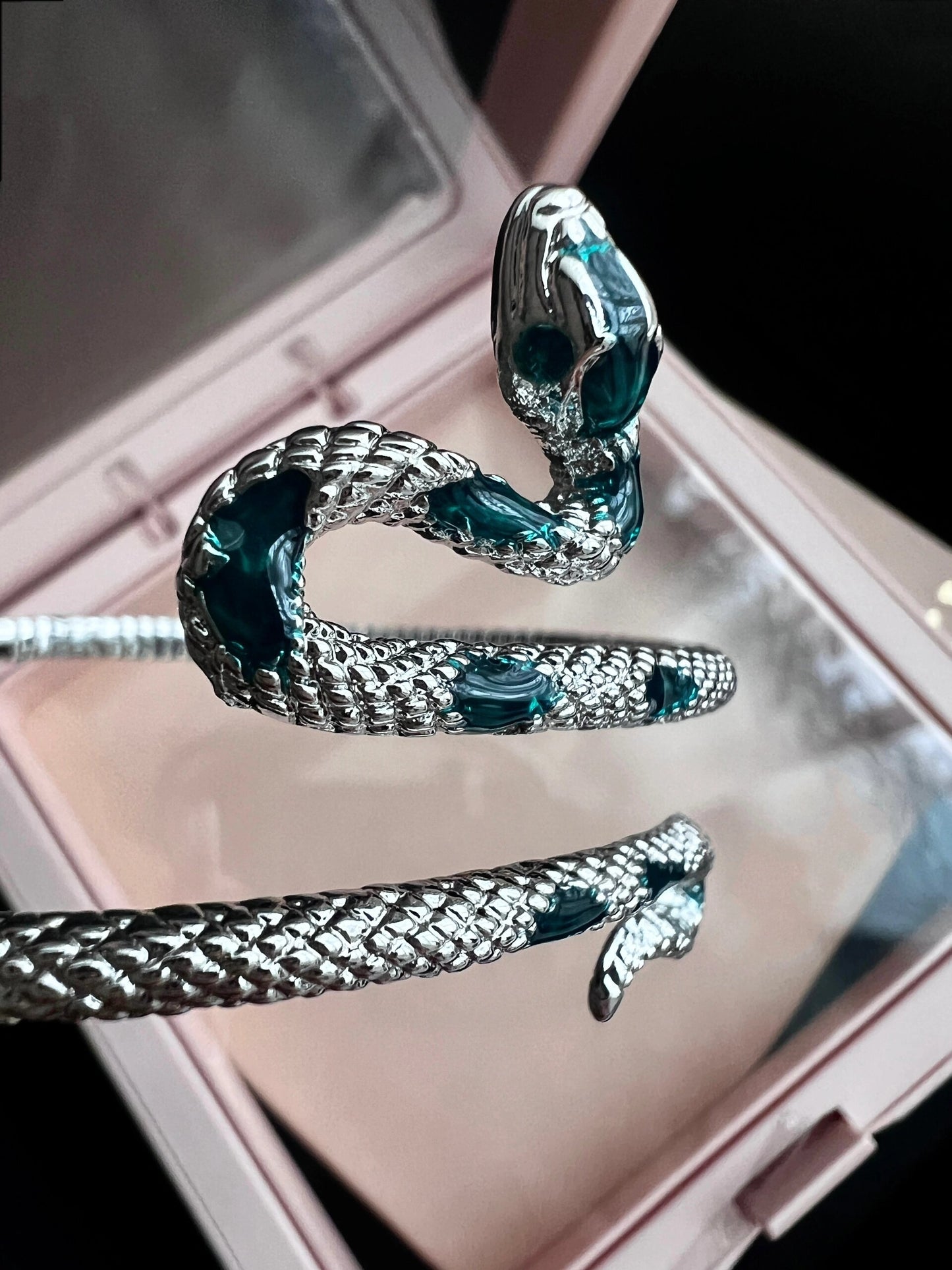 Designer Schlange Emaille Tropfen Öl Armband