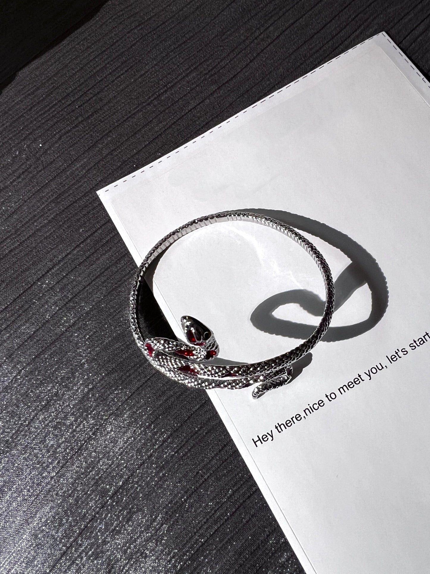 Designer Schlange Emaille Tropfen Öl Armband