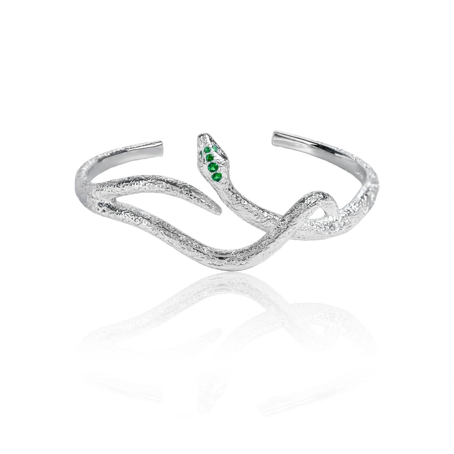 Slytherin Grünes Schlangenmetallarmband