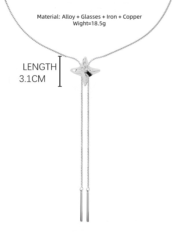 Designer-Pullover-Halskette mit Kordelzug für Mädchen