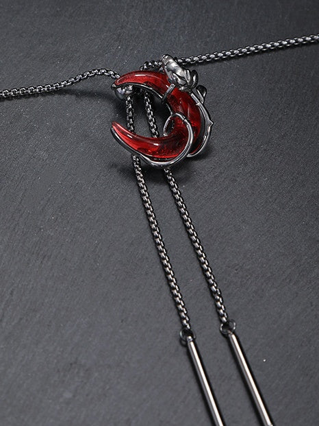 Designer-Pullover-Halskette mit Kordelzug für Mädchen