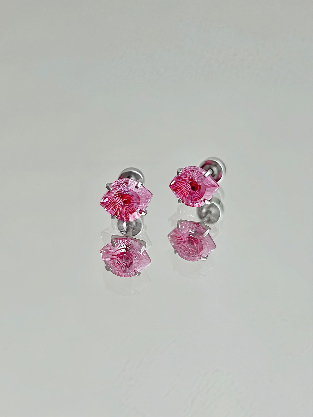 Ronova Inspired Red Eye Stud Earrings
