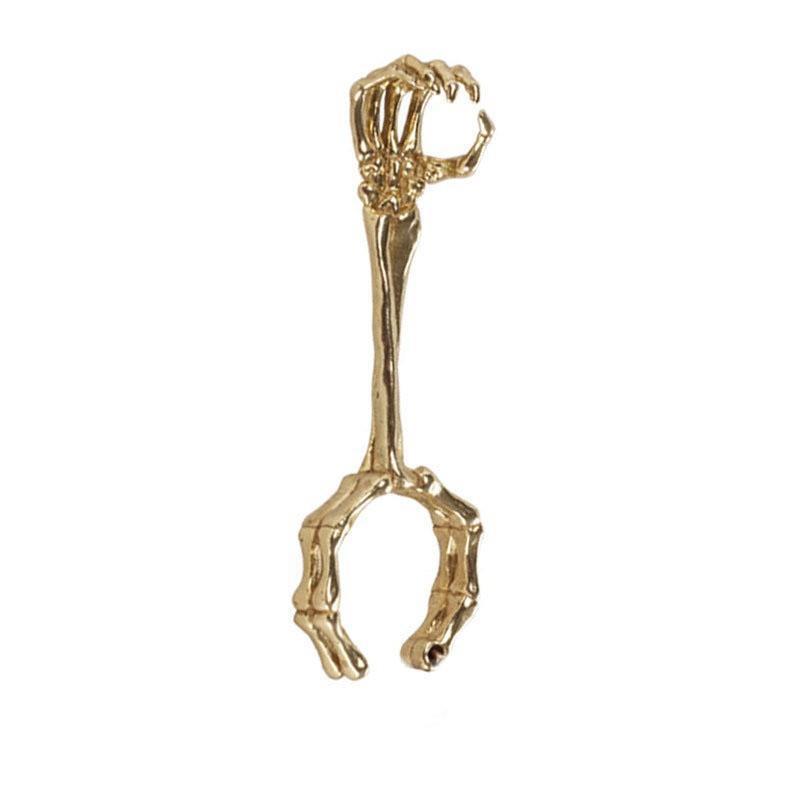 Designer-Zigarettenhalterring mit Skeletthänden