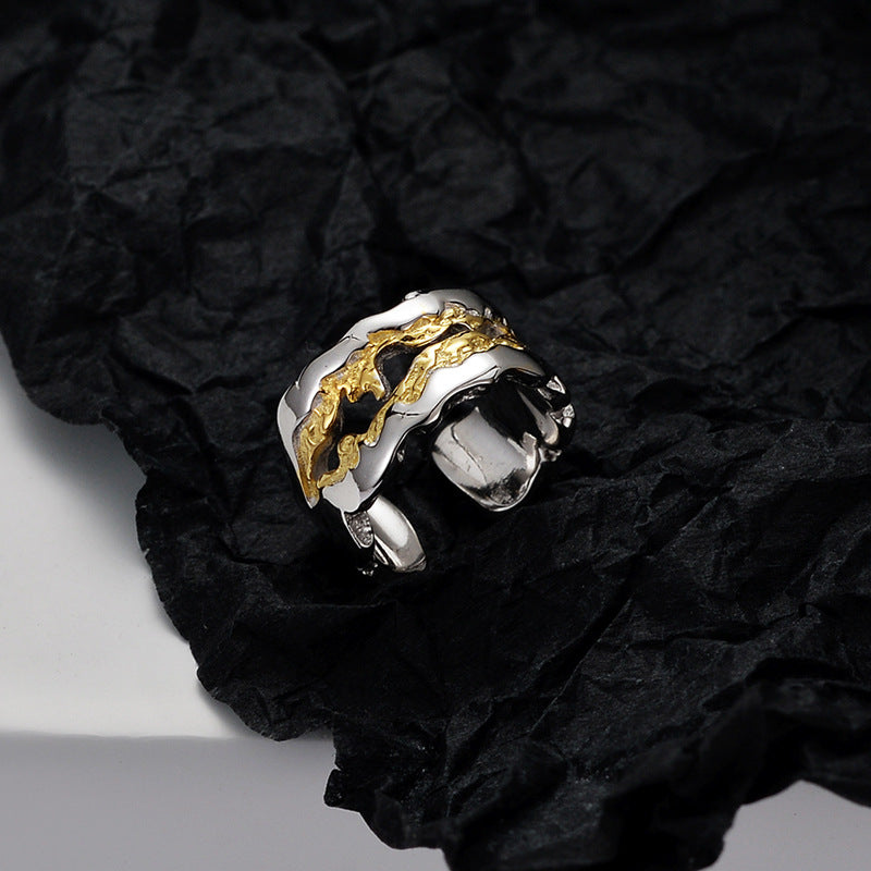 S925 Silber Sweet Girl Designer Gold Ohr Manschette (einzeln)