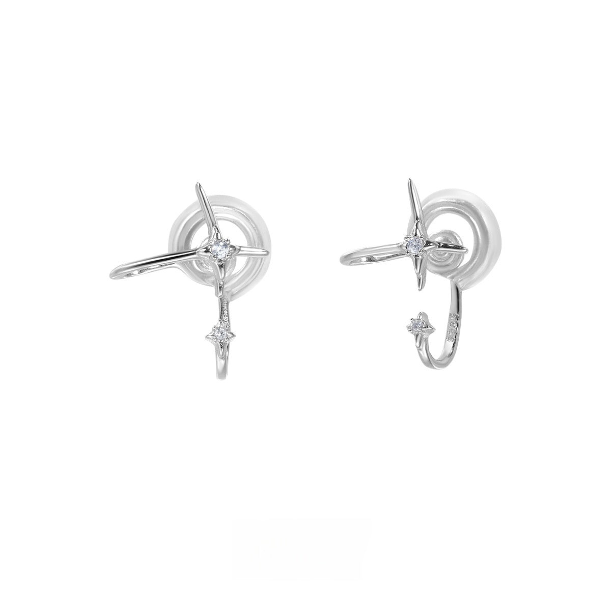 Designer S925 Silver Star Earrings