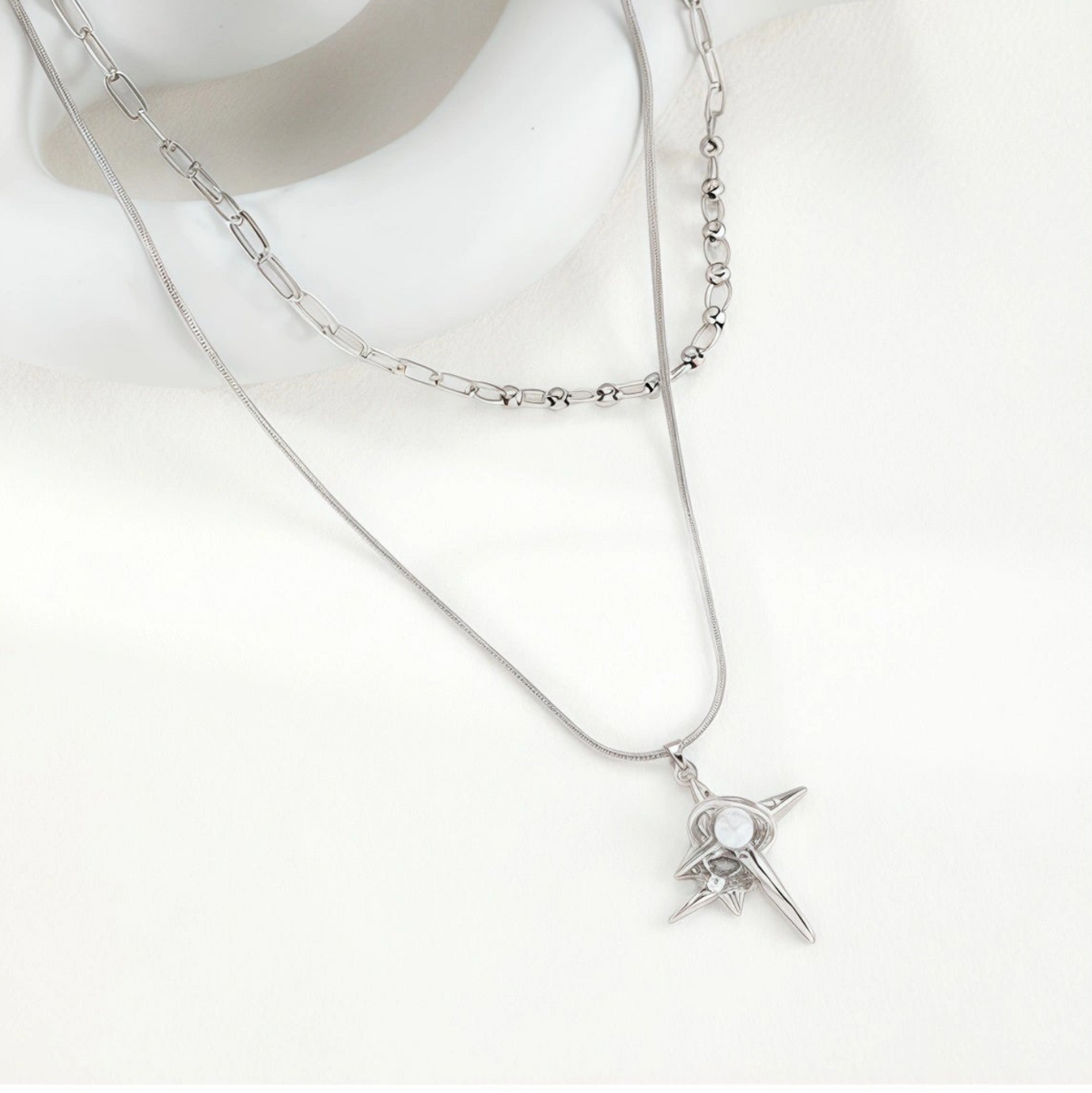 Y2K Four-pointed Star Necklace