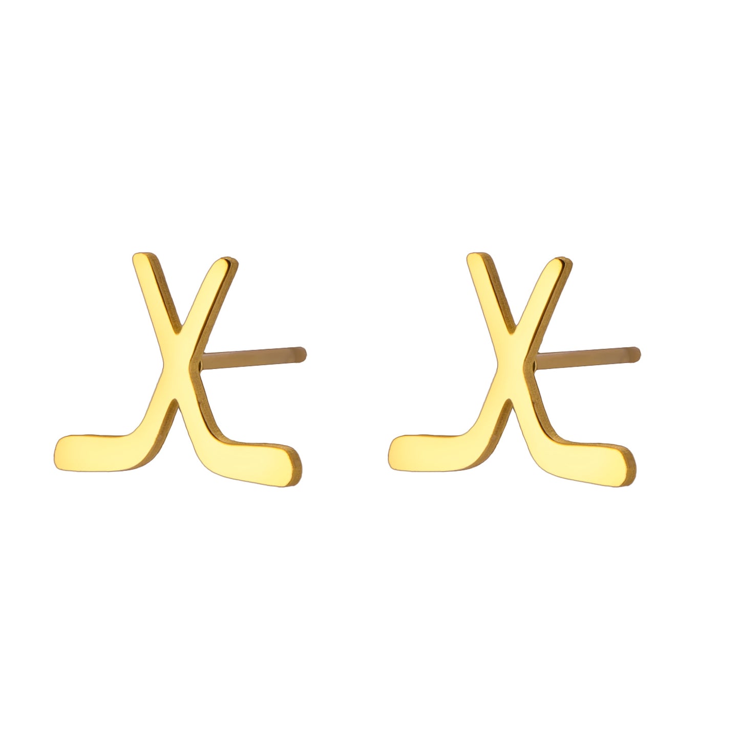 Schlichte, schicke Lacrosse-Ohrstecker