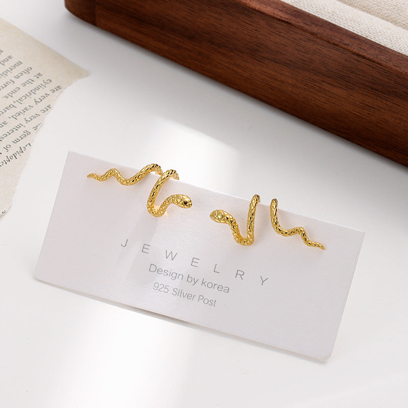 S925 Silber Unisex Schlangen Ohr Manschette