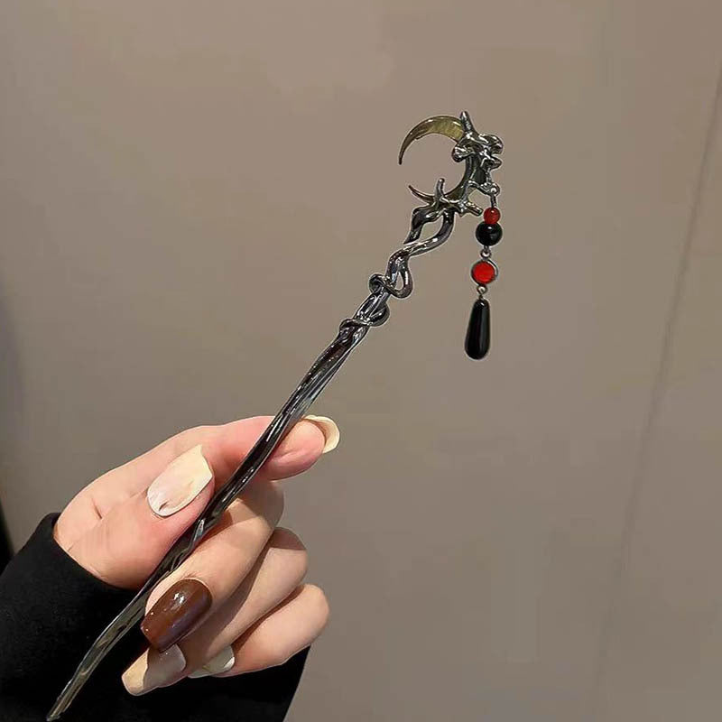 Designer Girl Haarnadel „Schwarzer Mond“