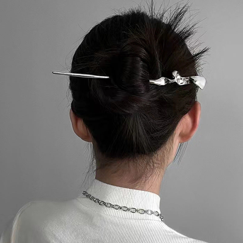 Designer Einfache Künstlerische Metall Unisex Haarnadel