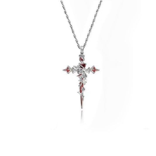 Goth Unisex Fallen Angel Necklace
