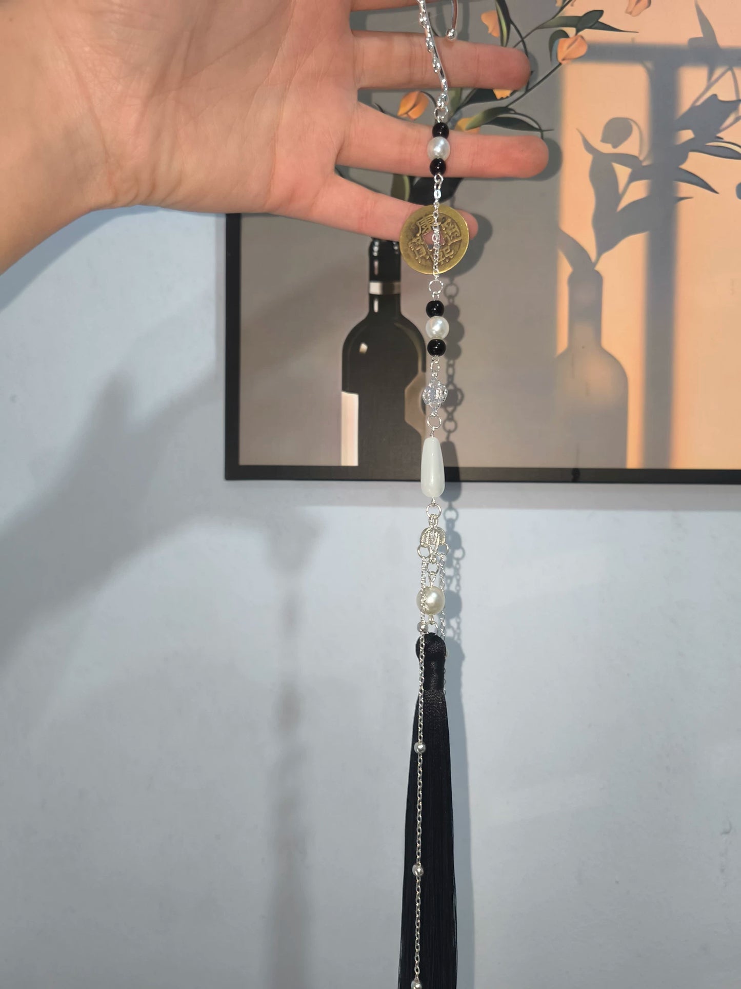 Ancient Style Hua Cheng (San Lang) Long Tassel Ear Cuffs