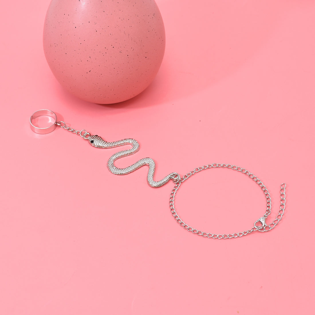 Chic Slytherin Snake Ring & Bracelet