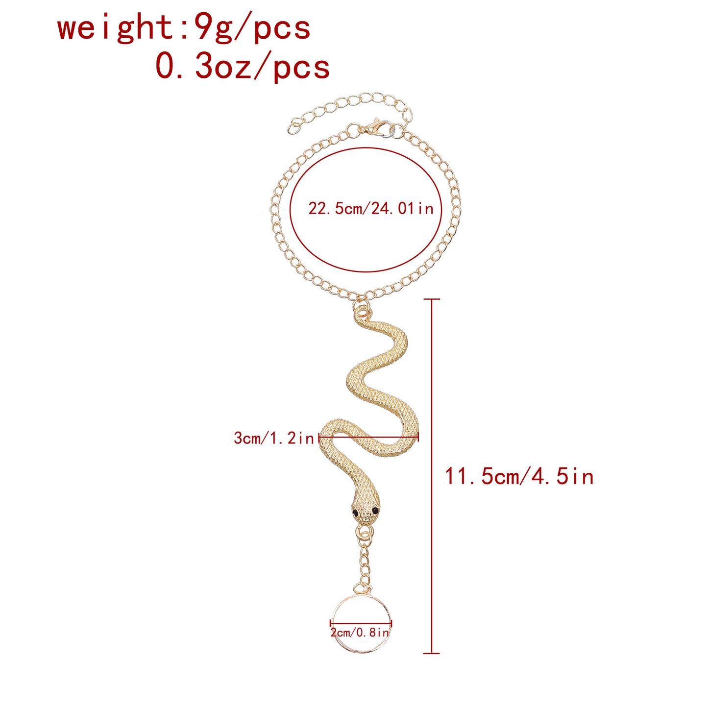 Chic Slytherin Snake Ring & Bracelet