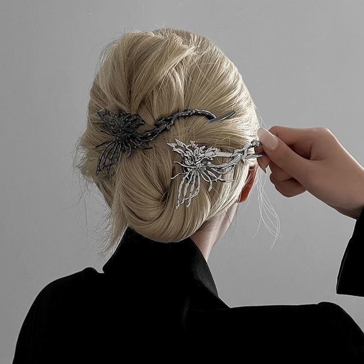 Schicke Designer-Schmetterlings-Haarnadel aus Metall
