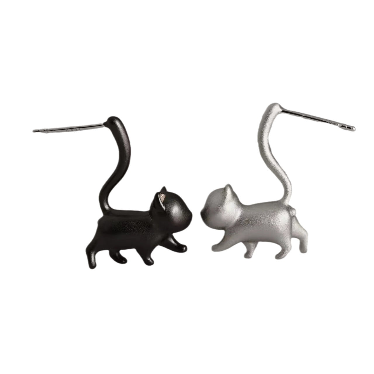 Designer-Ohrstecker mit süßer Katze für Mädchen