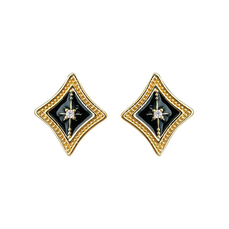 Alhaitham Inspired Green Star Earrings