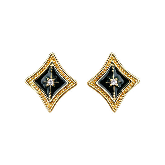 Alhaitham Inspired Green Star Earrings