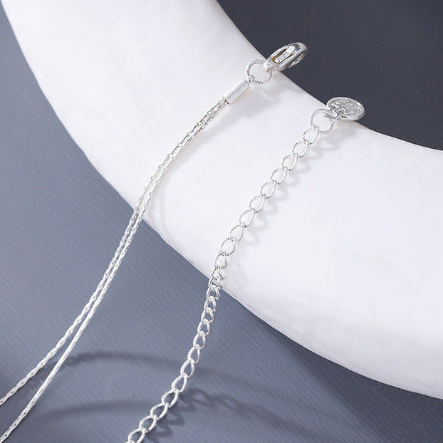 Y2K Fresh Shining Star Double Layer Necklace