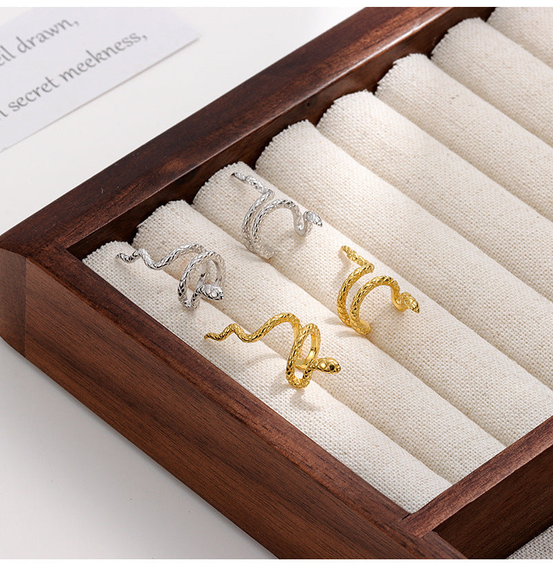 S925 Silber Unisex Schlangen Ohr Manschette