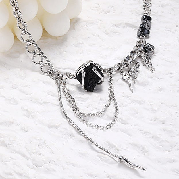 Unique Scorpion Natural Stone Necklace