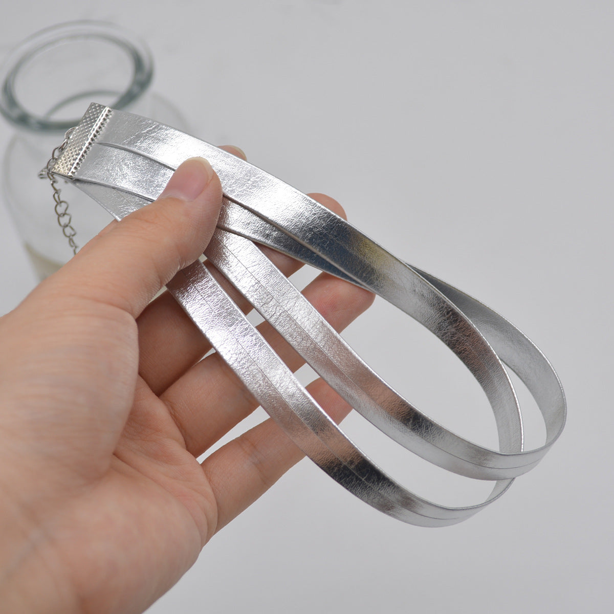 Y2K Punk Spicy Girl Weiß Chic Spinnenperlen Halskette Choker