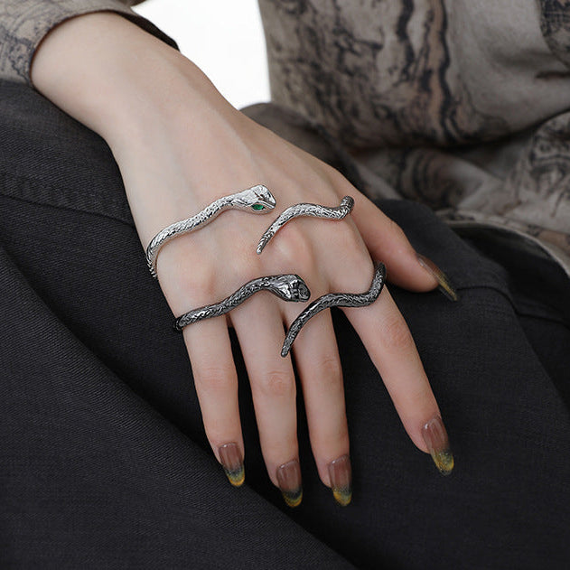 Unisex Dark Slytherin Snake Adjustable Bracelet