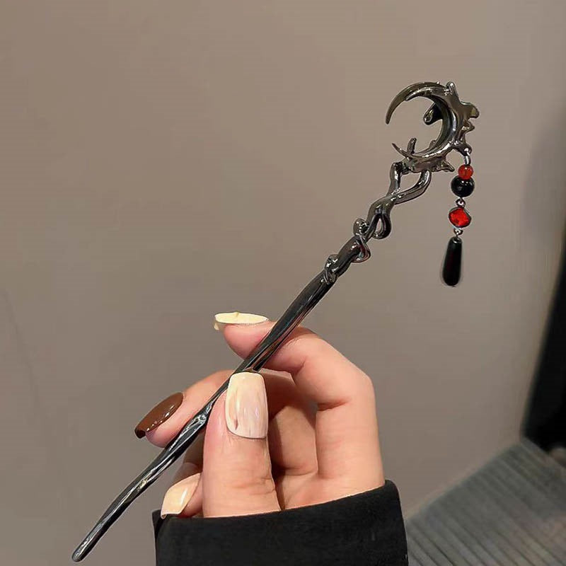 Designer Girl Haarnadel „Schwarzer Mond“