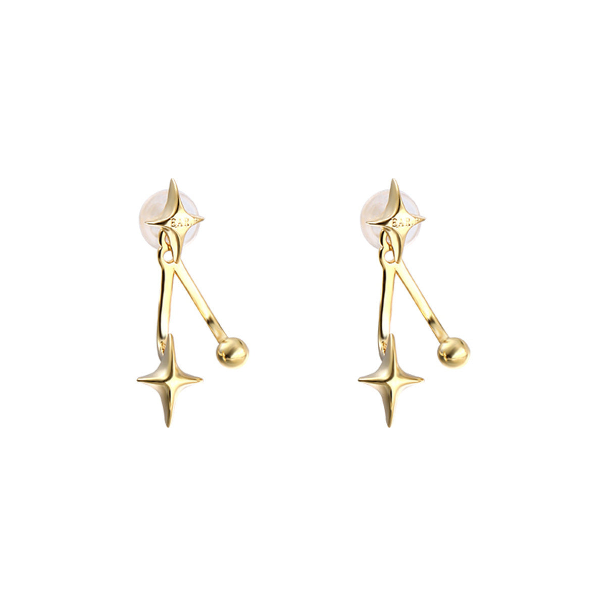 Y2K Designer Star Stud Earrings