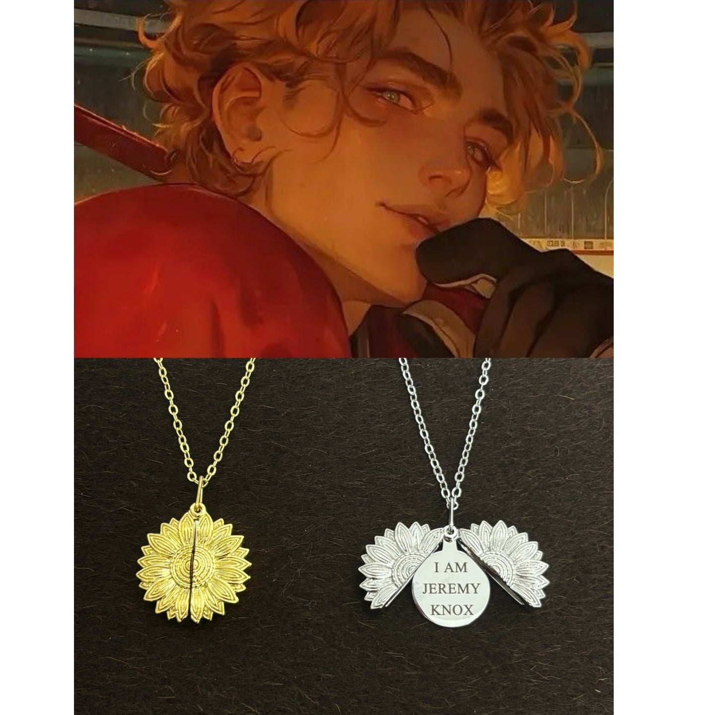 Sun Flower Jerejean Necklace