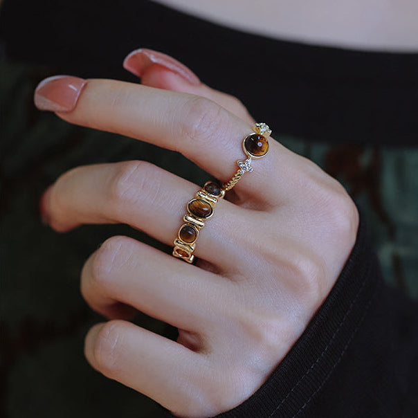 Vintage Tiger's Eye Ring