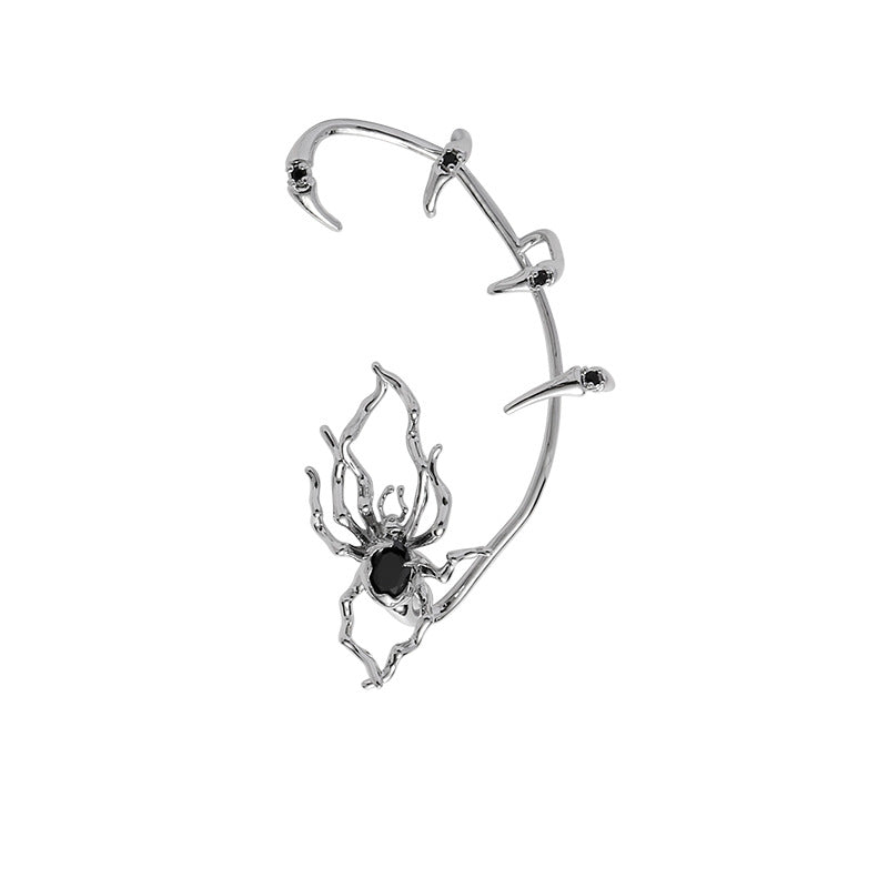 Schicker Designer-Ohrring mit Spinnenmotiv