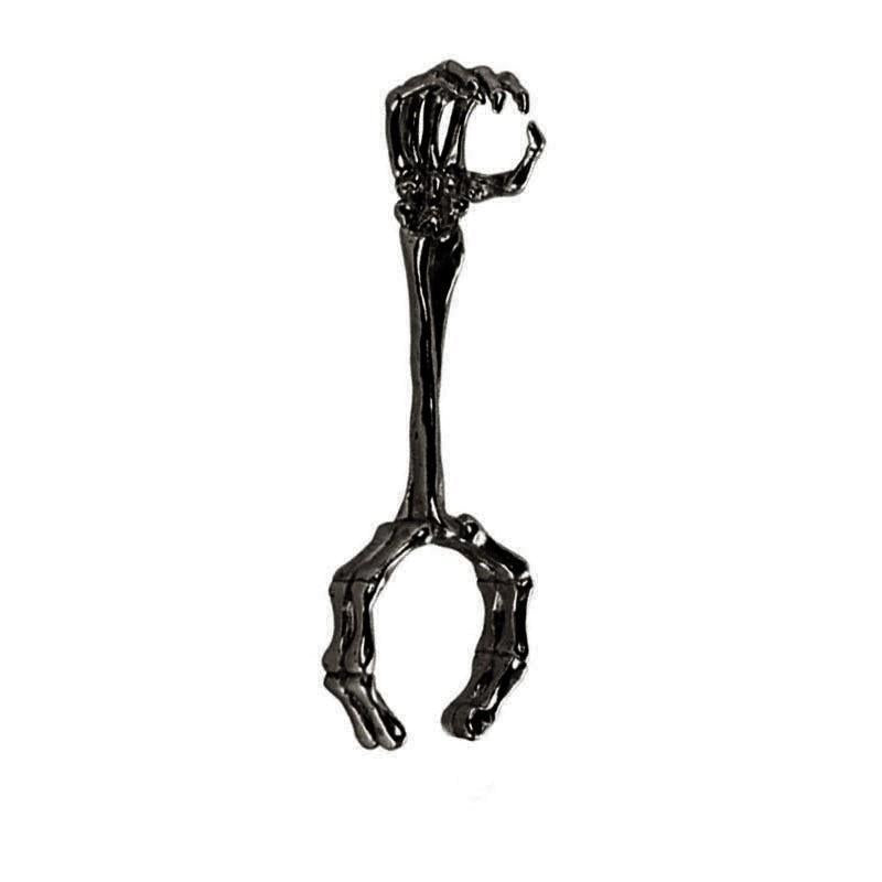Designer-Zigarettenhalterring mit Skeletthänden