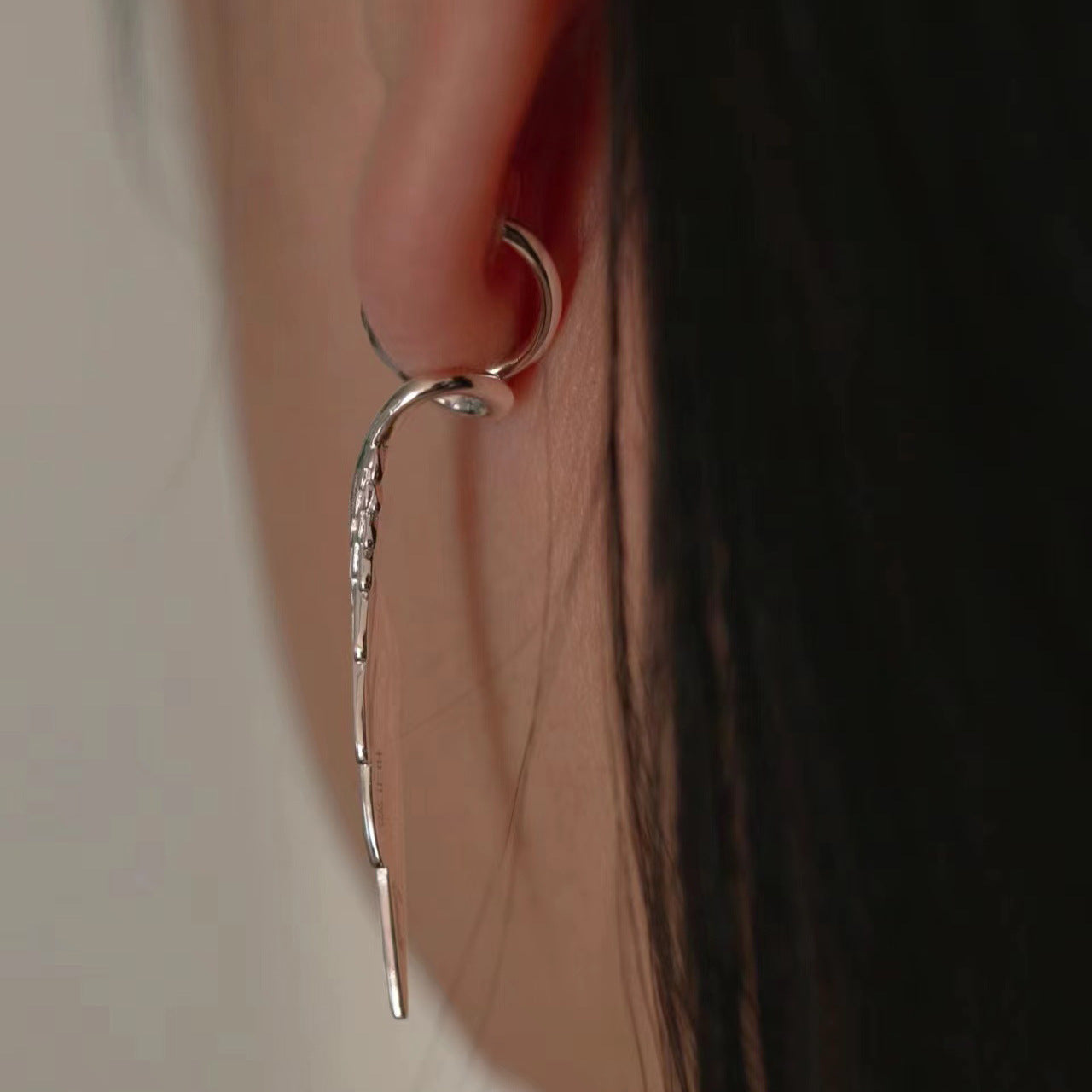 Designer-Ohrstecker mit Engelsflügeln