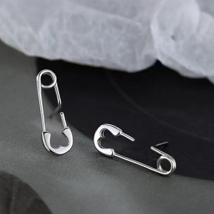 Schicker, schlichter Unisex-Designer-Ohrstecker mit Anstecknadel