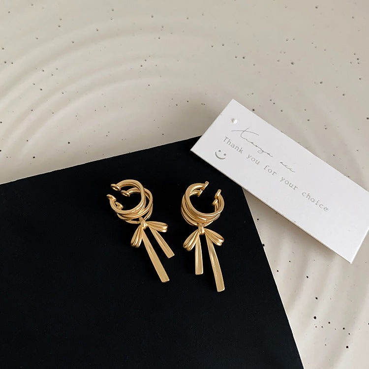 Süße Mädchen Ballett Metall Schleife Ohr Manschette