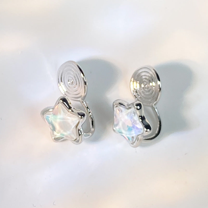 Designer-Ohrstecker mit süßen Sternen