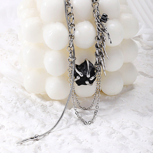 Unique Scorpion Natural Stone Necklace