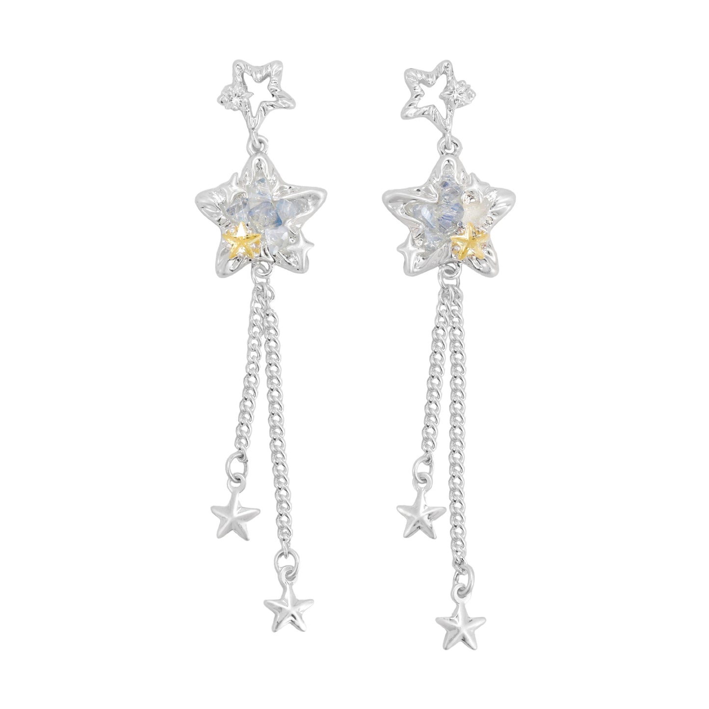 Y2K Fresh Shining Star Tassel Earring