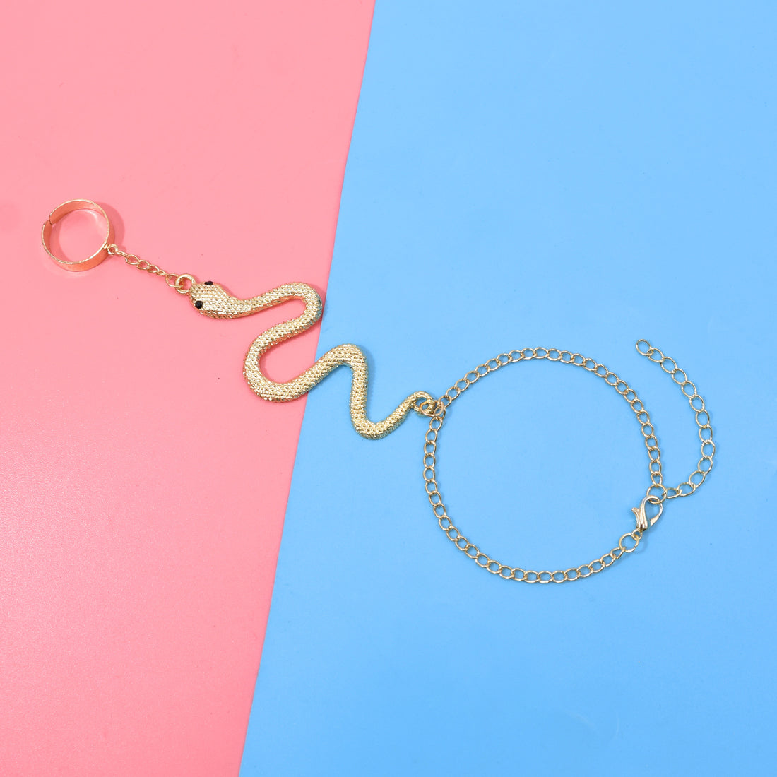 Chic Slytherin Snake Ring & Bracelet