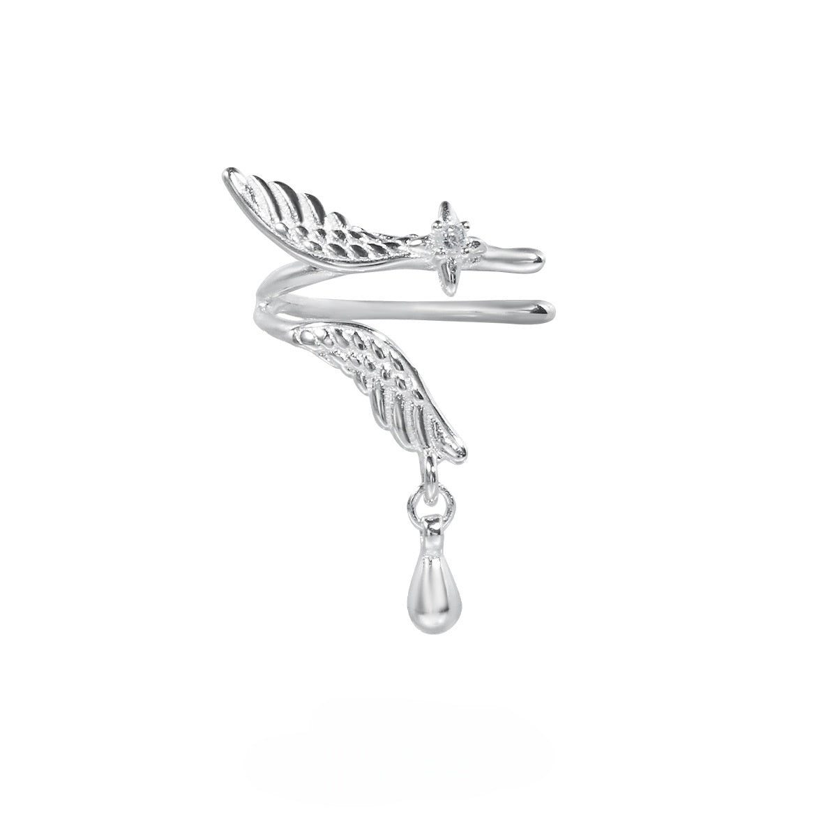 Sunday Ronbin Inspired Angel Wing Ear Cuff