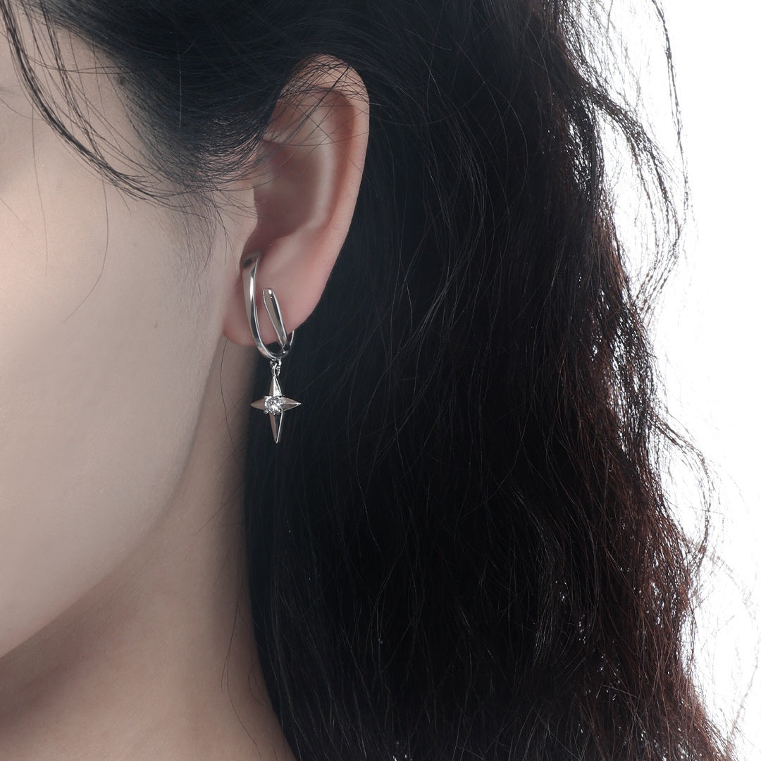 Designer Shining Star Ear Cuff [Single One]
