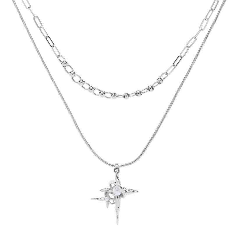 Y2K Four-pointed Star Necklace
