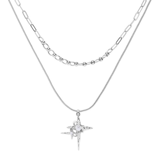 Y2K Four-pointed Star Necklace